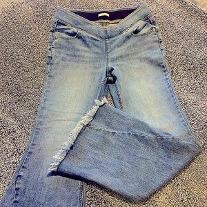 Maurice’s mjean flare with a stretchy band.